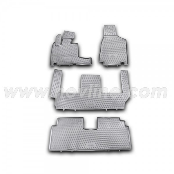 3D Patosnice CHRYSLER Grand Voyager (RT), 2008-2016, 3 reda, set 4 kom.